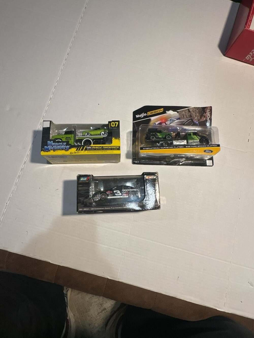 Lot of 3 Die-Cast Vehicles: Muscle Machines, Maisto Design,  & Revell Collection